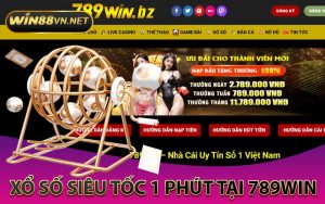 xổ số siêu tốc 1 phút tại 789win